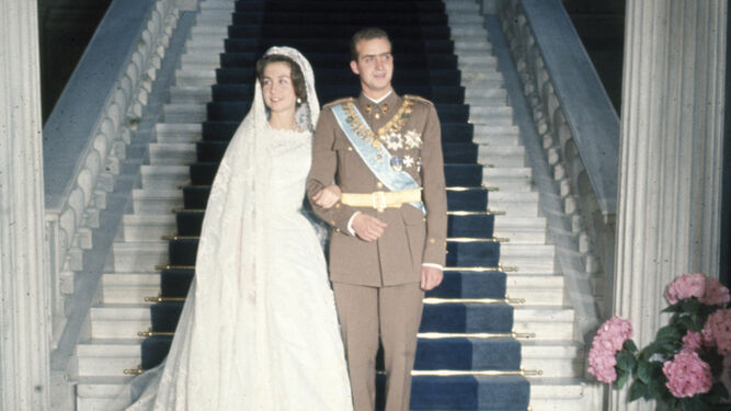 Su boda con Don Juan Carlos.