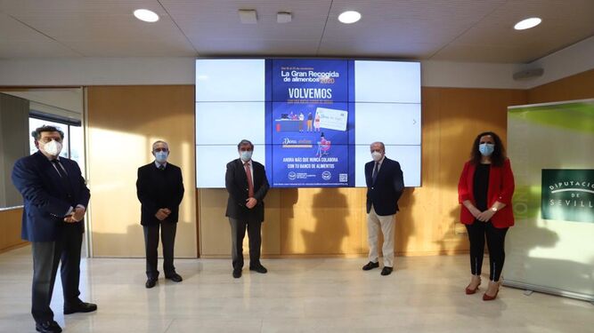 Un momento de la presentación de la campaña en la sede de la Diputación de Sevilla.