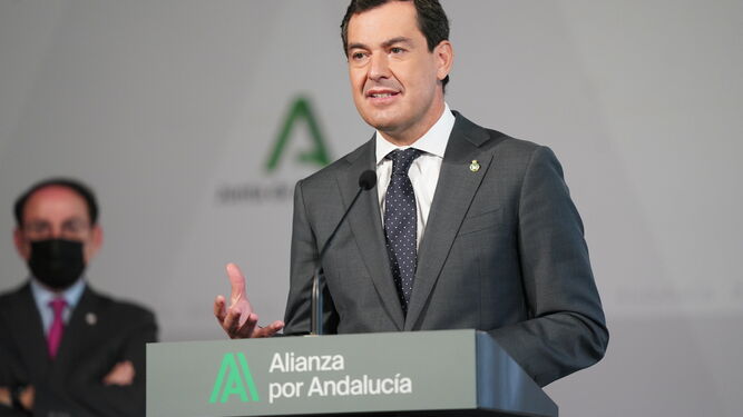 El presidente de la Junta, Juanma Moreno.