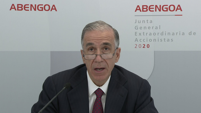 Gonzalo Urquijo, ex presidente de Abengoa, el día que fue destituido.