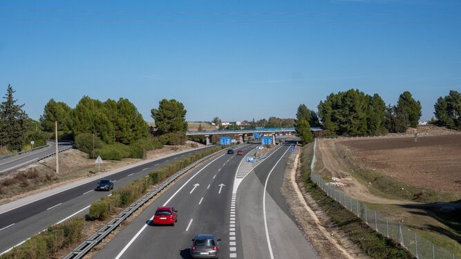 La autopista Sevilla-Cádiz.