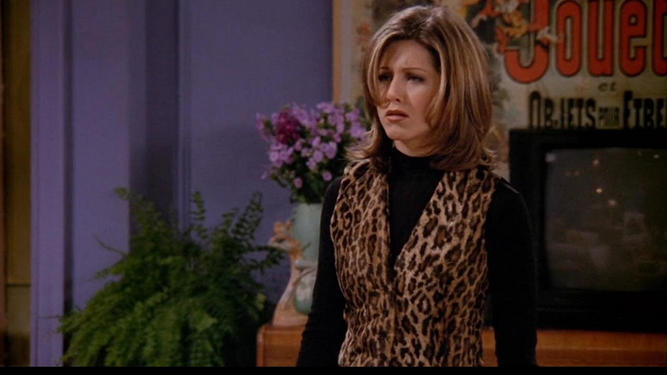 Rachel Green con el icónico corte de pelo que llevaba en las primeras temporadas de 'Friends'.