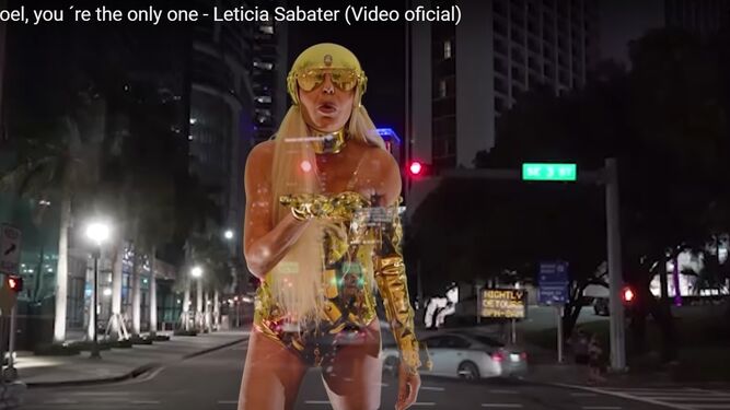 Leticia Sabater en su último videoclip navideño