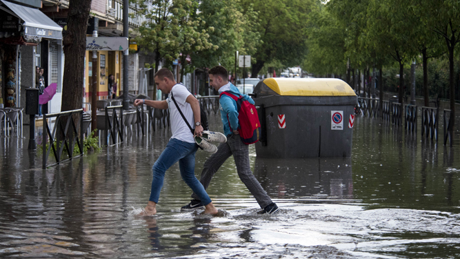 Inundaciones recientes en Granada.