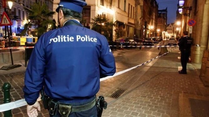 La Policía belga en una actuación reciente
