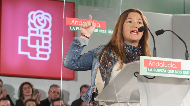 La secretaria general del PSOE de Sevilla, Verónica Pérez.