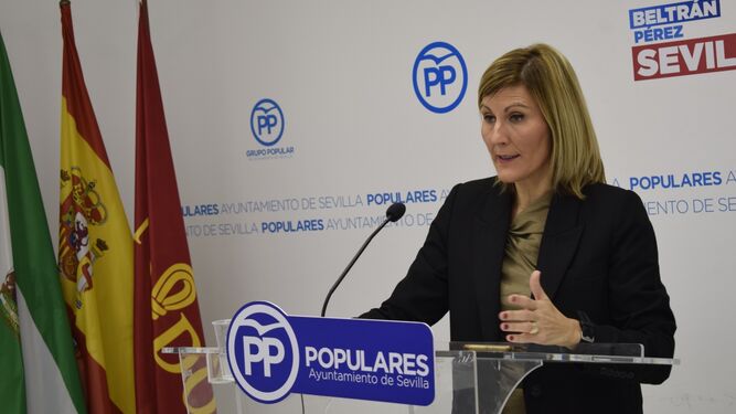 La concejal popular Ana Jáuregui.