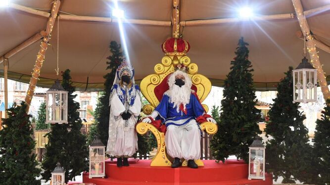 Los tres Reyes Magos estarán presentes en las setas para hablar con los niños del 2 al 5 de enero.