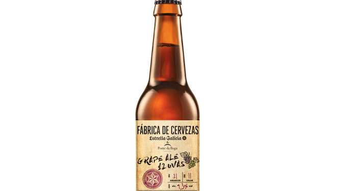 Cerveza Grape Ale 12 Uvas de Estrella Galicia.