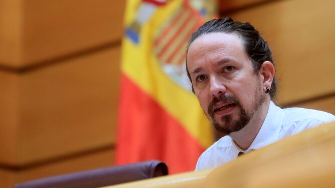 El vicepresidente del Gobierno y líder de Podemos, Pablo Iglesias.
