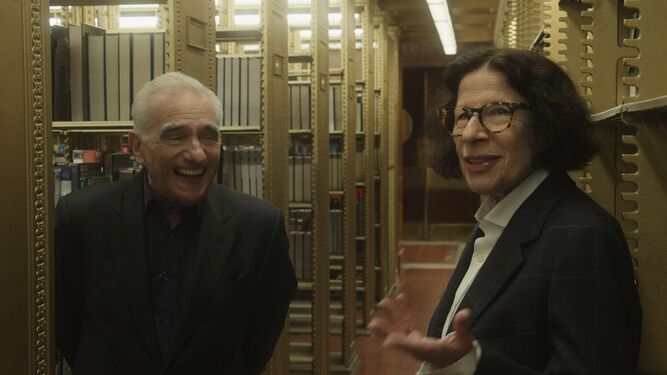 Martin Scorsese y Fran Lebowitz en una imagen de 'Supongamos que Nueva York es una ciudad'.