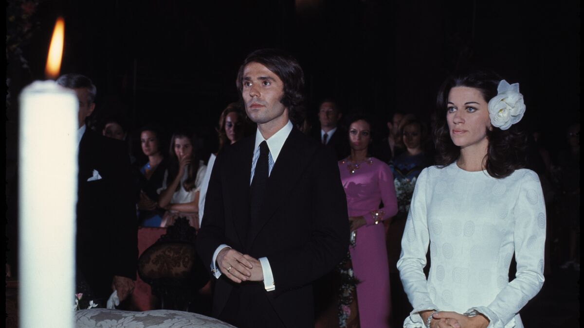 Raphael e Natalia Figueroa casaram em Veneza a 14 de Julho de 1972.