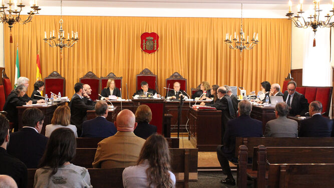 Un juicio en la Sección Tercera de la Audiencia de Sevilla, en una imagen de archivo.