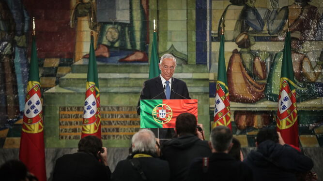 Rebelo de Sousa, tras lograr la victoria en las presidenciales portuguesas