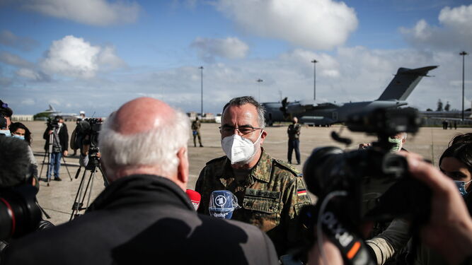 Un equipo militar alemán aterriza en Lisboa para ayudar a combatir la covid