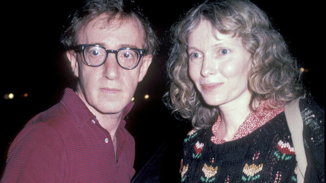 Woody Allen y Mia Farrow