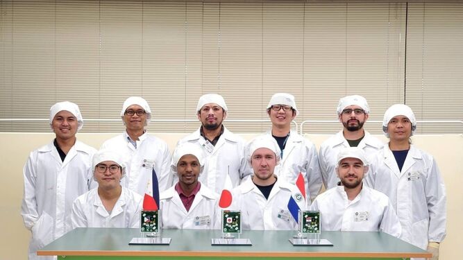 El equipo paraguayo-japonés