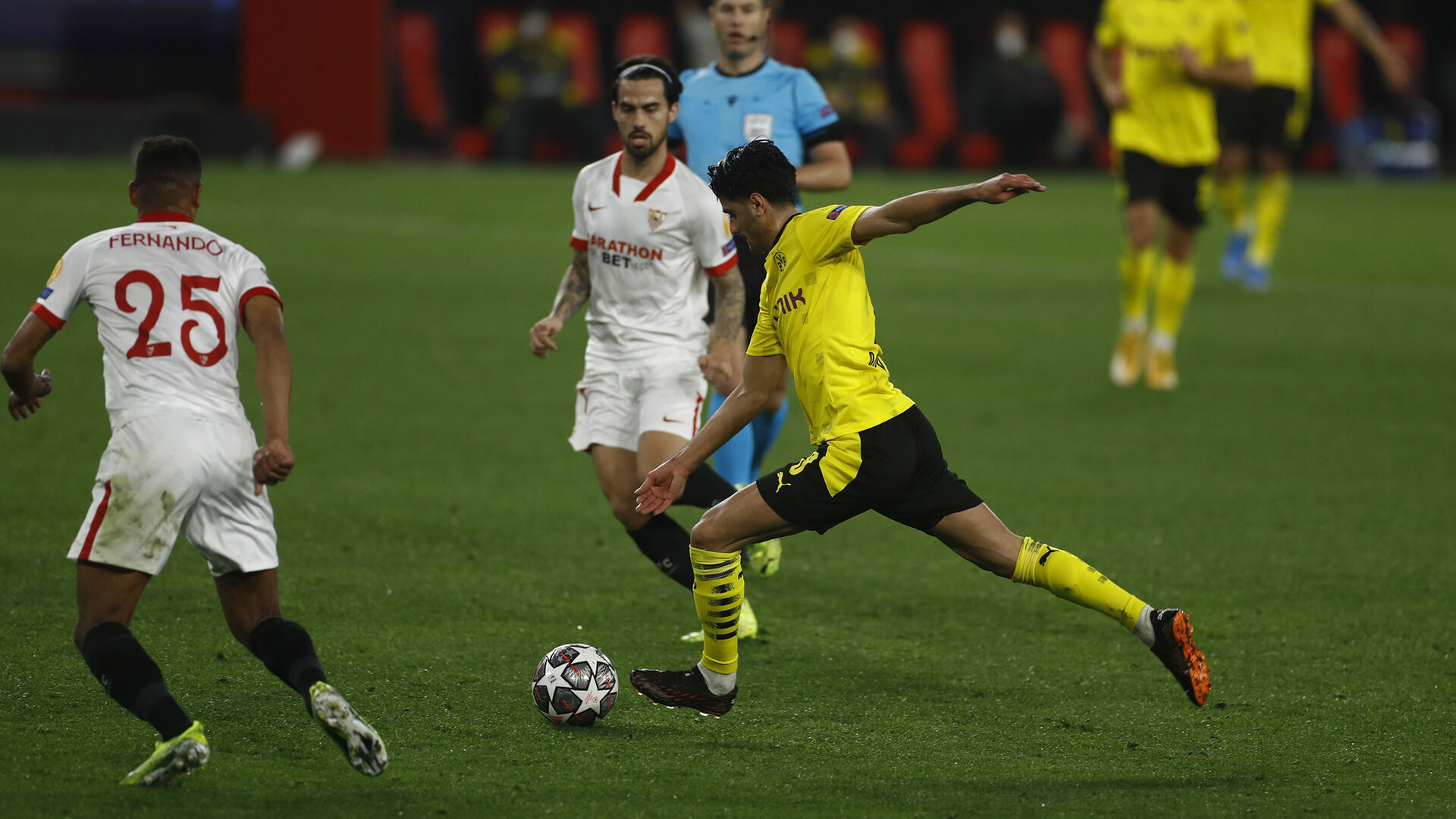 Las im&aacute;genes del Sevilla-Borussia Dortmund de Champions
