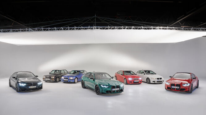 Las seis generaciones del BMW M3.
