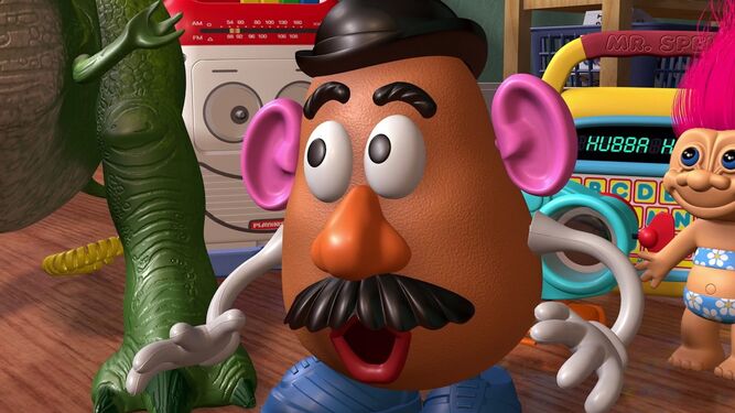 'Míster Potato' en la película 'Toy Story'.