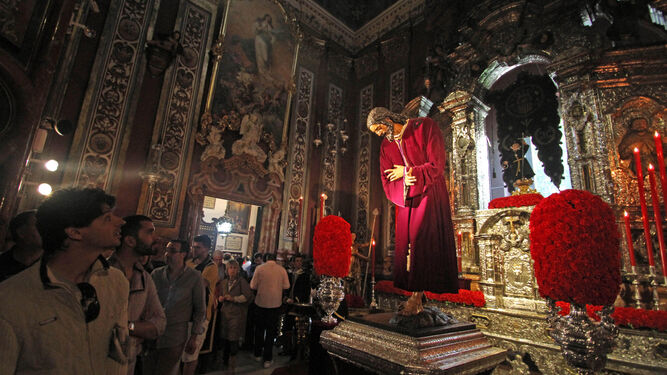 Imagen de archivo del Señor de Pasión en veneración el Domingo de Ramos.