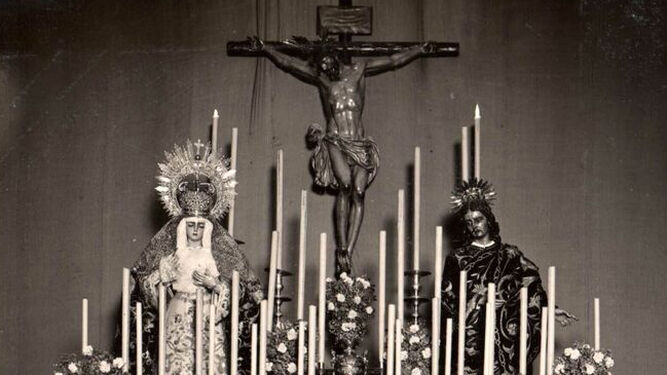 San Bernardo recreará el altar de la Semana Santa de 1933, la última sin cofradías antes de la pandemia