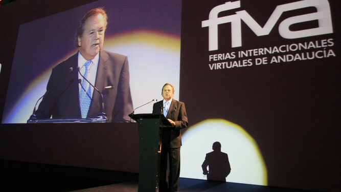 El ex presidente de Invercaria Tomás Pérez-Sauquillo durante la presentación del proyecto fallido FIVA.