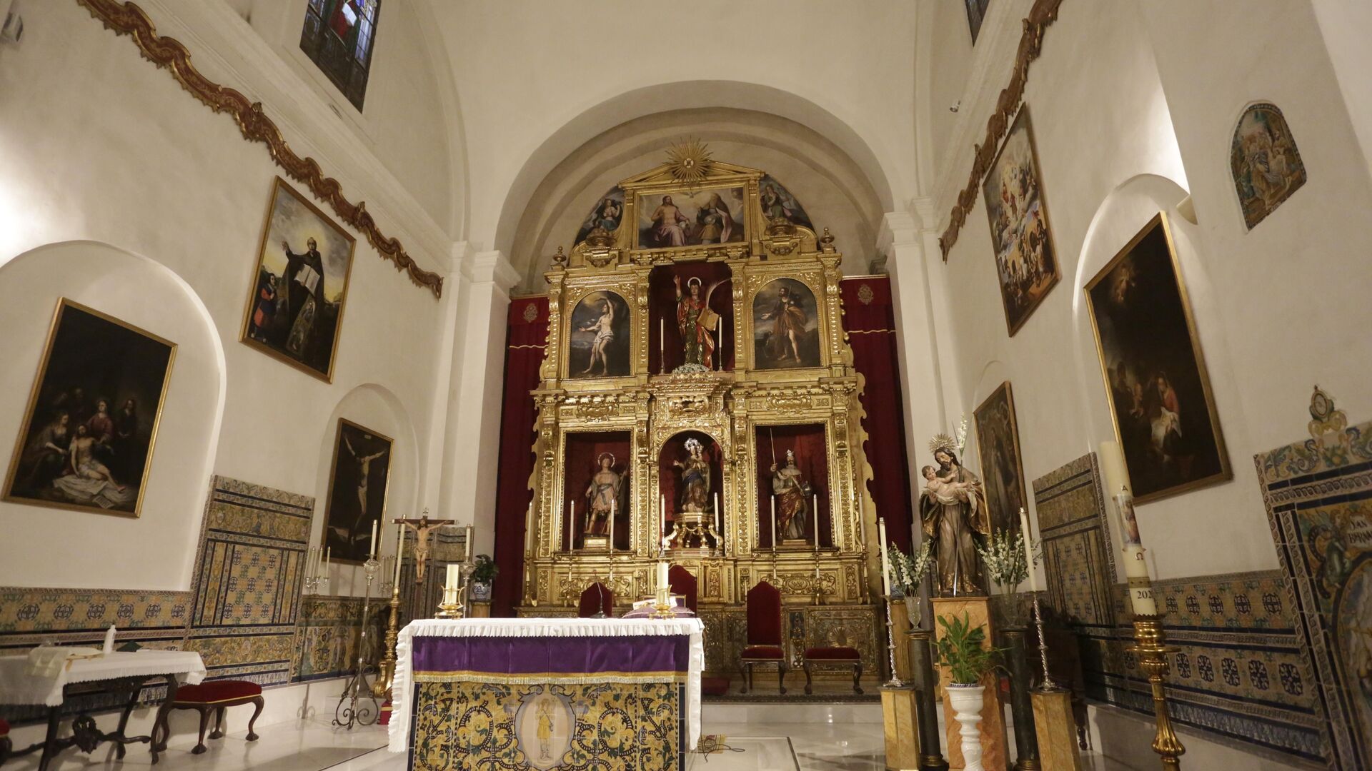 Altar mayor de San Rom&aacute;n