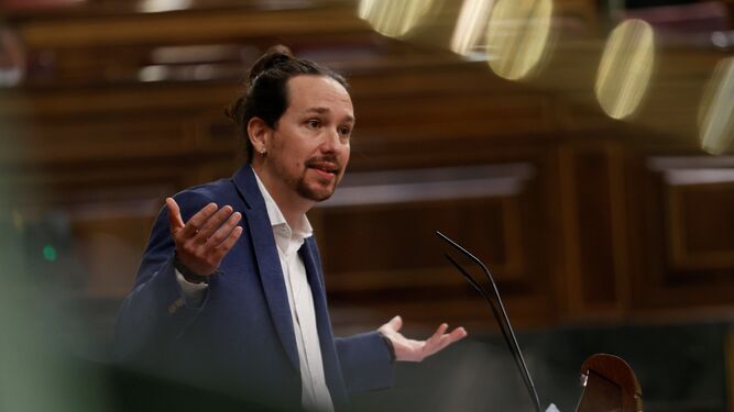 El Vicepresidente del Gobierno Pablo Iglesias, líder de Podemos.