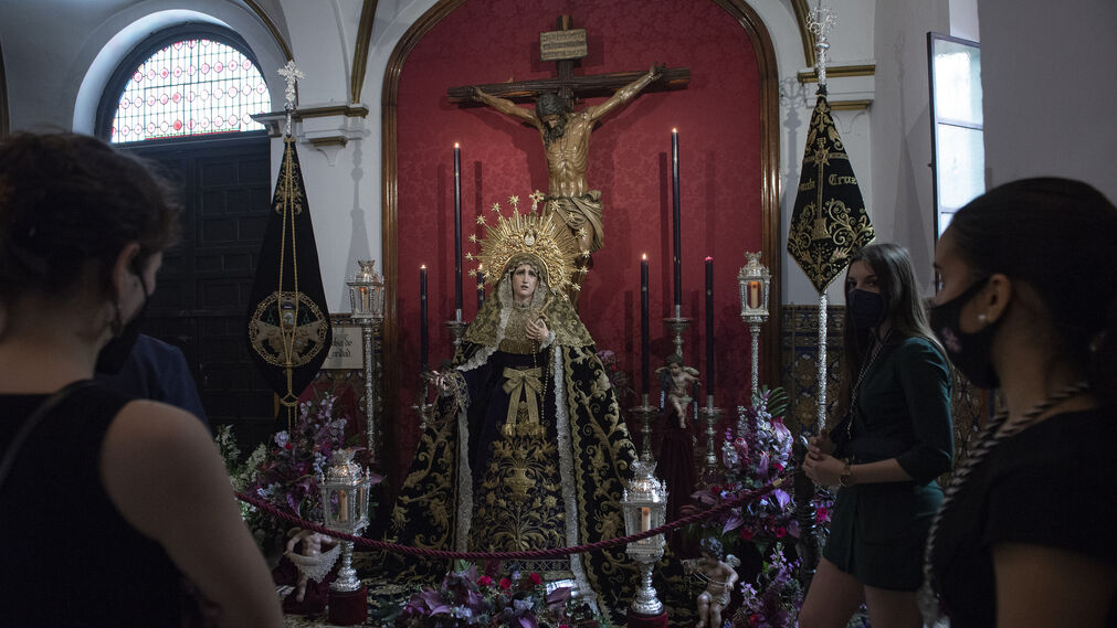 Viernes Santo en pandemia: La Soledad de San Buenaventura, en imágenes