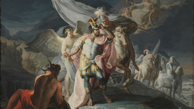 'Aníbal vencedor, que por primera vez mira Italia desde los Alpes' ( 1771), de Francisco de Goya.