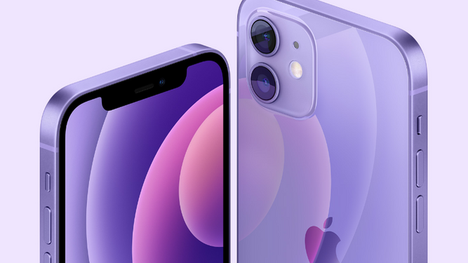 Apple lanza un iPhone 12 púrpura