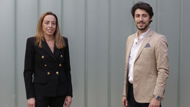 Diana Melero, directora del espacio El Cable, y Francisco Montiel (CEO de Karthy)