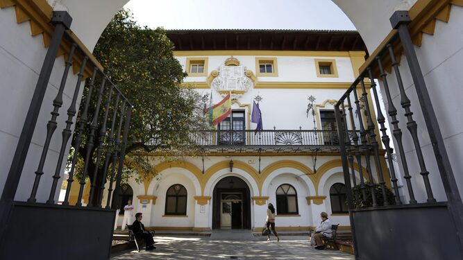 Pabellón vasco, centro Duques del Infantado, antes de la reforma, donde se ubica el Centro ITS Sevilla.
