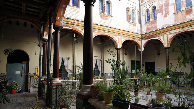 Patio de la Casa Palacio del Pumarejo.