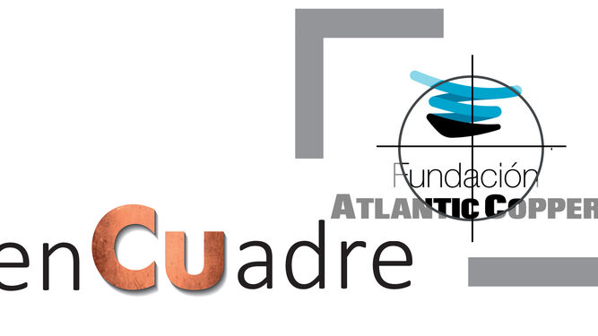 Logo de la nueva convocatoria del concurso bienal de fotografía "enCuadre" de la Fundación Atlantic Copper.