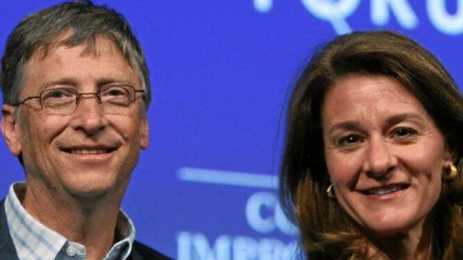Bill Gates y su esposa Melinda