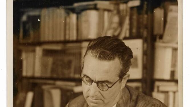 Imagen del escritor bilbaíno Juan Antonio Zunzunegui (Portugalete, 1900-Madrid,1982)