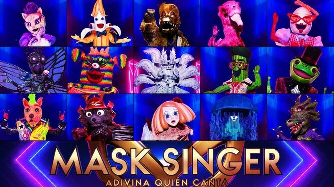 Las 15 máscaras que formarán parte en la segunda edición de 'Mask Singer: adivina quién canta'.