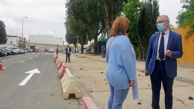 Reorganización de la calle Binéfar, en la barriada de Los Prunos, con un presupuesto de 60.000 euros