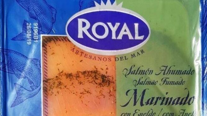 Andalucía da la alerta sanitaria por presencia de listeria en el salmón ahumado marinado de Royal