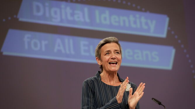 La vicepresidenta europea responsable del área Digital, Margrethe Vestager