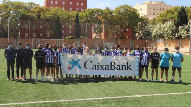 El Sporting de Huelva cuenta desde ya con el apoyo de Caixabank.