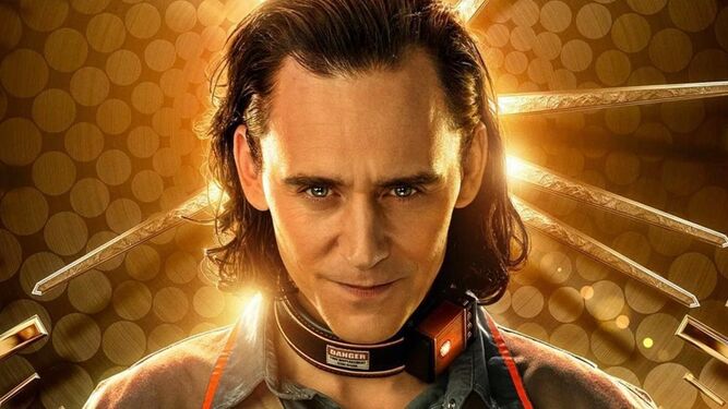 Tom Hiddleston en el cartel anunciador de 'Loki