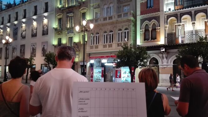 En el 'Concurso de casas' los visitantes pueden elegir su edificio preferido de Sevilla.