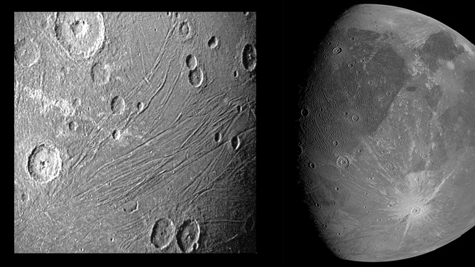 Estas son las primeras imágenes de Ganímedes, la luna gigante de Júpiter