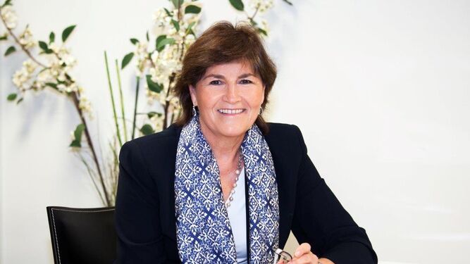 María Pérez Galván en su despacho