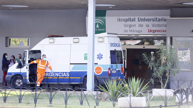 Urgencias del Hospital Universitario 'Virgen de la Victoria' en Málaga