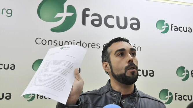 El secretario general de Facua, Rubén Sánchez.