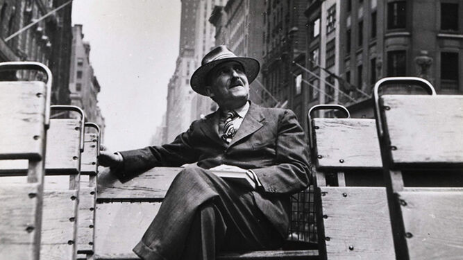 Stefan Zweig en Nueva York en 1935